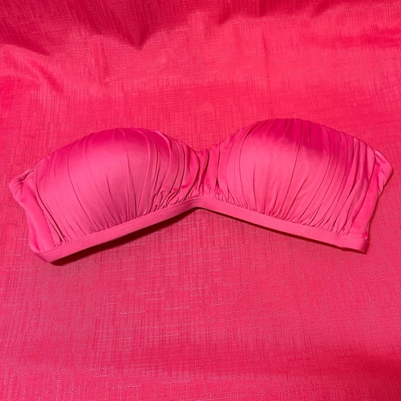 XHILARATION PINK BANDEAU BIKINI SIZE S - Picture 7 of 10